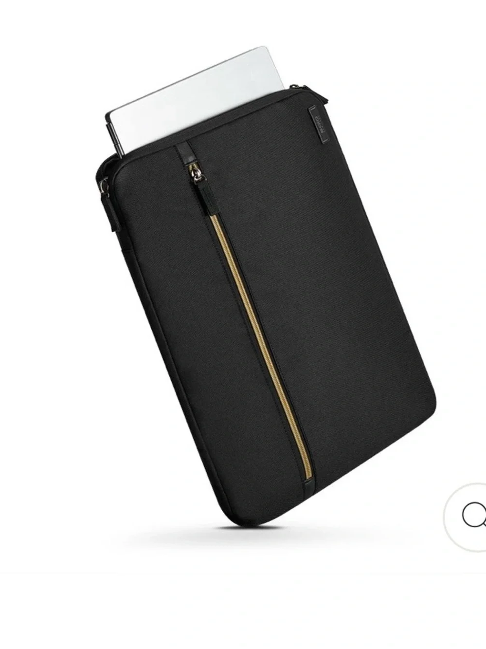 Solo New York Black Tablet Sleeve with Front Zip Pocket